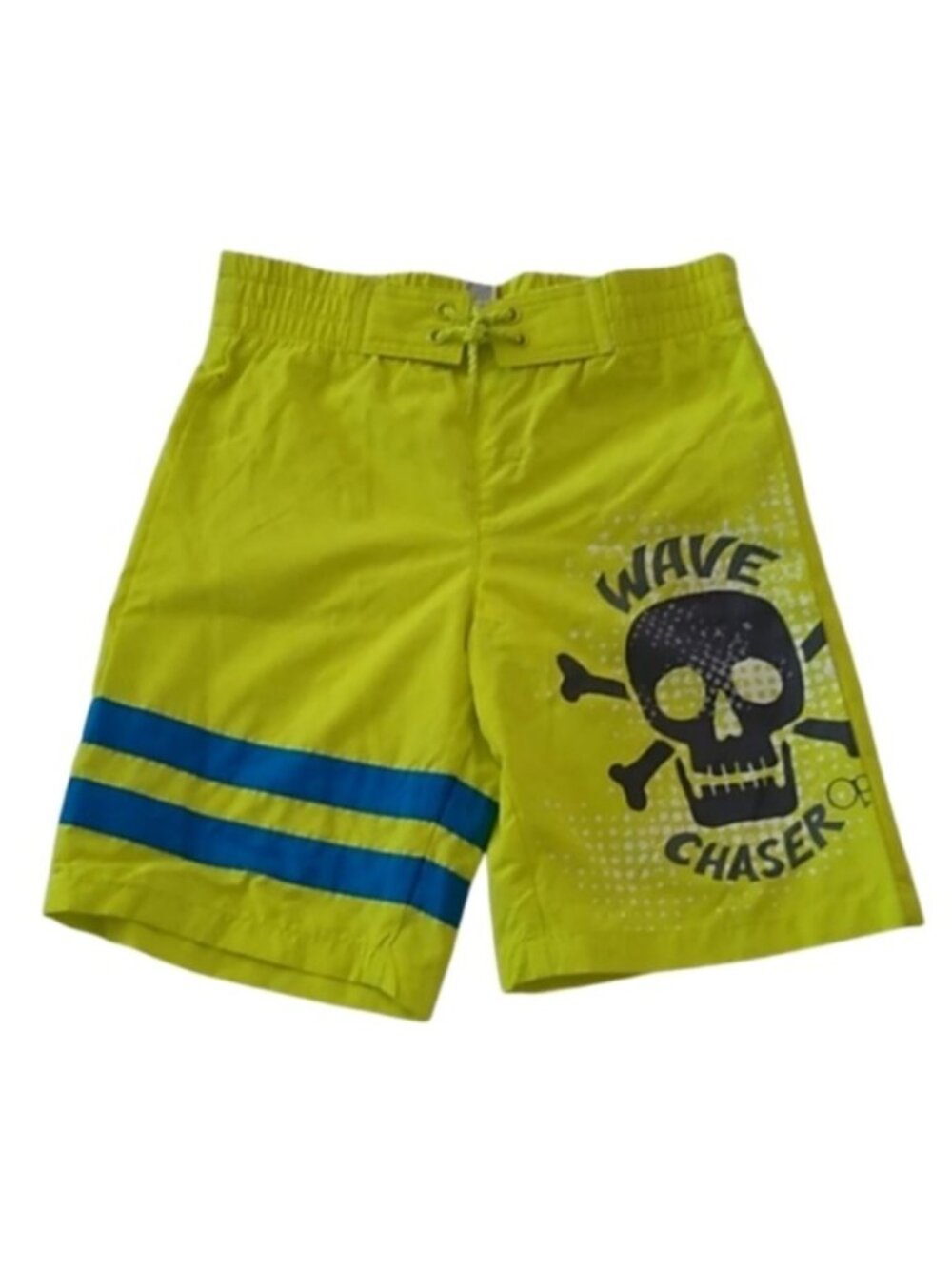 Ocean Pacific OP Boys Skull Wave Chaser Swim Trunks, size Small 6/7